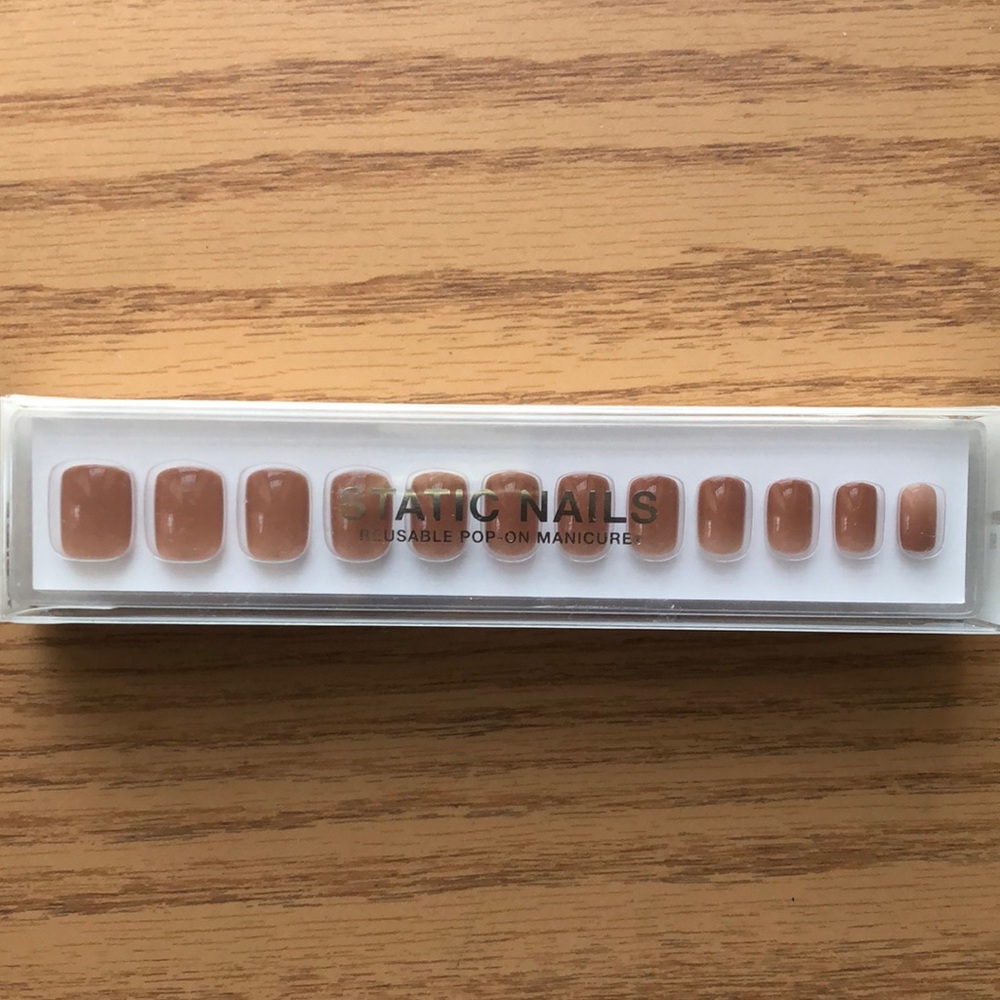 Static Nails Square Toasted Sugar